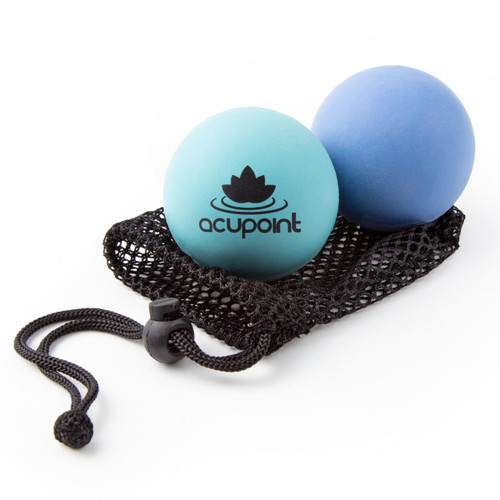 Acupoint Physical Massage Therapy Ball Set - Ideal for Yoga, Deep Tissue Massage, Trigger Point Therapy and Myofascial Release Physical Therapy Equipment