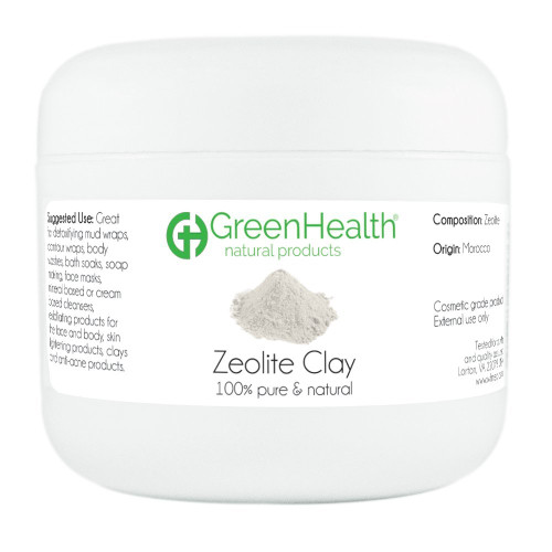 GreenHealth - Zeolite Clay Powder 100% Pure and Natural - 3OZ