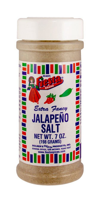 Bolner's Fiesta Extra Fancy Jalapeno Salt, 7 Ounces (Pack of 1)