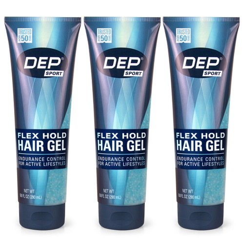 DEP Sport Endurance Hair Styling Gel, 9.8 Ounce (Pack of 3)