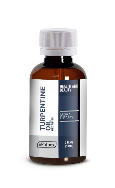 EPOTHEX Turpentine Oil - Rectified - Topical Application - Pharma Grade - 2oz