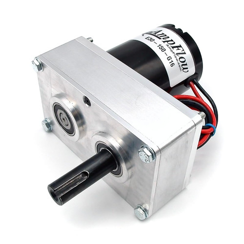 AmpFlow Electric Gearmotor E30-150-12-G16 (12V; 16:1 Reduction; 340 RPM)