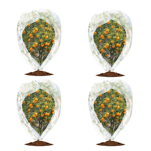 4Pack Garden Netting Mesh Pest Barrier with Zipper & Drawstring – 2.5x3.5ft of Bird, Insect & Deer Netting for Plant Protection, Blueberry Bush, Fruit Trees & Vegetables 4Pack Garden Netting Mesh Pest Barrier with Zipper & Drawstring – 2.5x3.5ft of Bird, Insect & Deer Netting for Plant Protection, Blueberry Bush, Fruit Trees & Vegetables