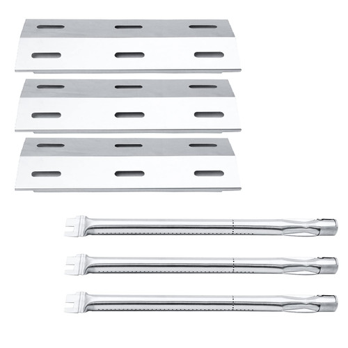 Hisencn Replacement Parts for Ducane 3100, 3200, 3400, 4100, 4200, 30400040, 30400042, 30400041, 30400046, Stainless Steel Burner Tube & Heat Plate for Ducane 3-Burner Gas Grill Replacement Parts Hisencn Replacement Parts for Ducane 3100, 3200, 3400, 4100, 4200, 30400040, 30400042, 30400041, 30400046, Stainless Steel Burner Tube & Heat Plate for Ducane 3-Burner Gas Grill Replacement Parts