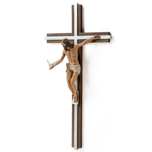 BC Catholic Gift of the Spirit Crucifix Wall Cross, Holy Spirit Jesus Christ Easter Inspirational Home Décor,Devout Gift, 14.3"H,Realistic Finish Renaissance Sculpture Handpainted by Buildclassic BC Catholic Gift of the Spirit Crucifix Wall Cross, Holy Spirit Jesus Christ Easter Inspirational Home Décor,Devout Gift, 14.3"H,Realistic Finish Renaissance Sculpture Handpainted by Buildclassic