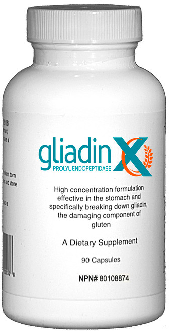 GliadinX Digestion of Gluten, Scientifically Proven Support for Strict Gluten-Free Diets for Celiac Disease and Gluten Intolerance, Celiac Safe Supplements – 30 Capsules