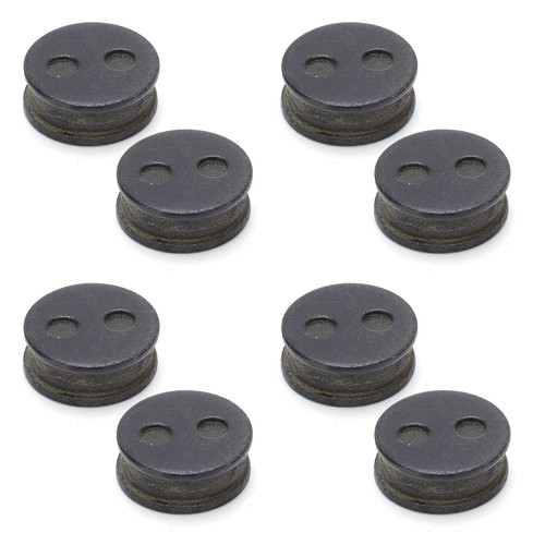 Disc Brake Pads for Mountain & Electric Bikes – 4 Pair BB5 M446 Brake Pads Replacement Kit, Round Resin Semi-Metal Bike Disc Brake Pads for Smooth, Quiet Riding (8 Pieces)