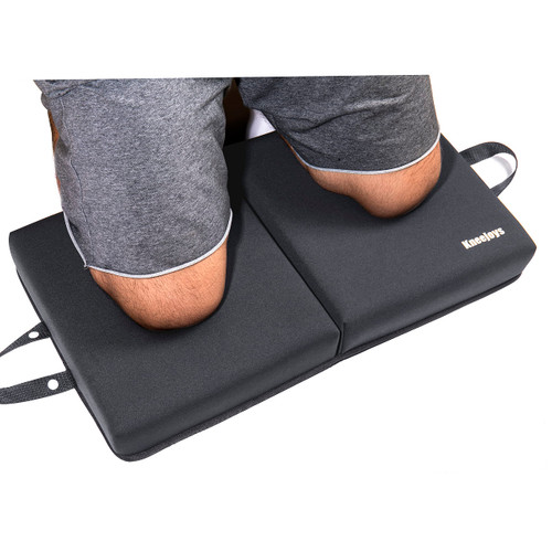 Knee Pads for Men Women Garden Kneeling Pads Extra Thick Knee Pads Memory Foam Kneeling Pad for Bathing Yoga Knee Cushion (Gray)