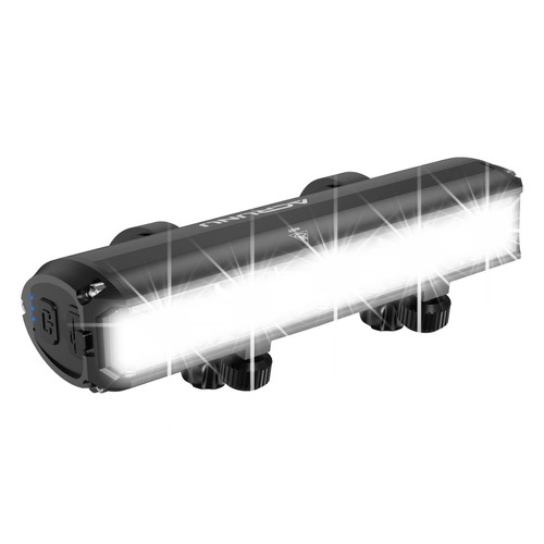 Super Bright LED Bike Light,USB Rechargeable Bicycle Headlight-5 Modes,Waterproof Bike Headlight,Mountain Off-Road Cycling Commuting (1400 Lumens)