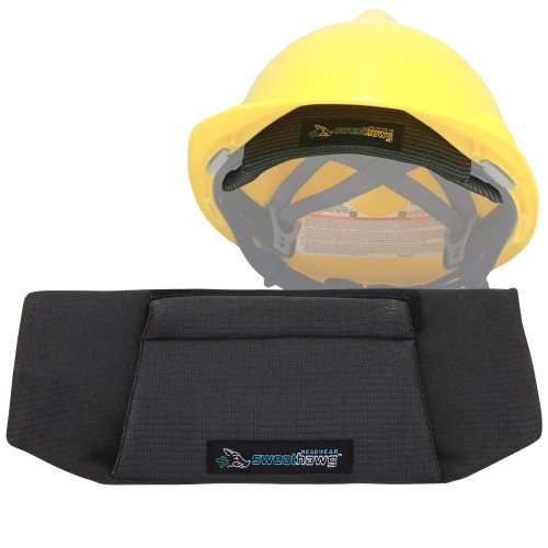 SweatHawg Hard Hat Liner Sweatband – Extreme Sweat Absorbing, Quick-Dry, Cooling, Washable Liner for Helmets & Hard Hats