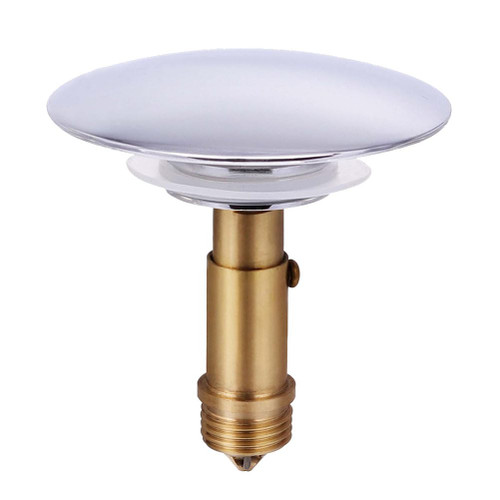Cabilock Universal Bathtub Drain Stopper, 66mm Diameter Brass Spring Core Washbasin Cover, Pop Up Sink Plug, Bath Drain Stopper, Easy to Install and Clean
