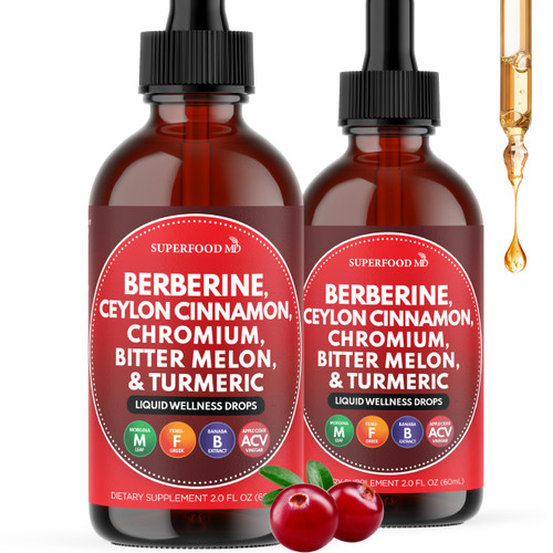 Berberine with Ceylon Cinnamon Supplement Liquid Drops + Bitter Melon Extract, Glucomannan, Gymnema, Chromium, Turmeric, Organic Panax Ginseng, Moringa 4oz Berberine with Ceylon Cinnamon Supplement Liquid Drops + Bitter Melon Extract, Glucomannan, Gymnema, Chromium, Turmeric, Organic Panax Ginseng, Moringa 4oz