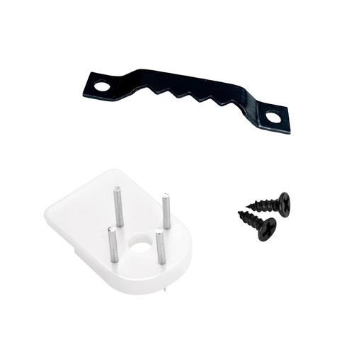 Suprom 20 Kits Picture Frame Hangers Kits, Sawtooth Picture Hangers and Invisible Nail Hooks for Stucco, Brick, Drywall and Wooden Wall (Black)