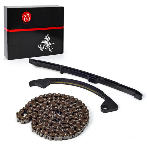 MOTO1988 Cam Timing Chain and Guides Compatible with Suzuki Quadsport Z400 LTZ400 LTZ 400 Z 400 2x4 2004-2013 OEM 12771-29F00 12811-07G00