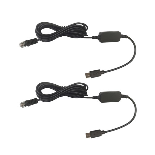 SZFMSWE Radar Detector Power Cord Type C to RJ11 Plug Cable for Uniden R3 R4 R7 R8 R1, Escort MAX360 9500ix 8500 X80 7500 6800, Valentine One, Beltronics(4FT*2) SZFMSWE Radar Detector Power Cord Type C to RJ11 Plug Cable for Uniden R3 R4 R7 R8 R1, Escort MAX360 9500ix 8500 X80 7500 6800, Valentine One, Beltronics(4FT*2)