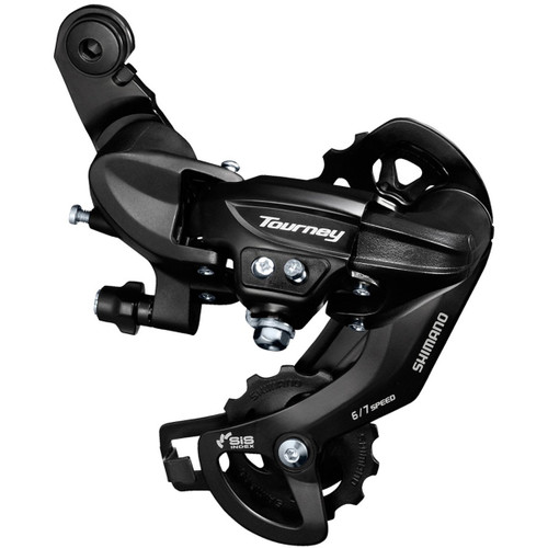 Shimano Tourney TY300 6/7-Speed Rear Derailleur with Dropout Claw Hanger
