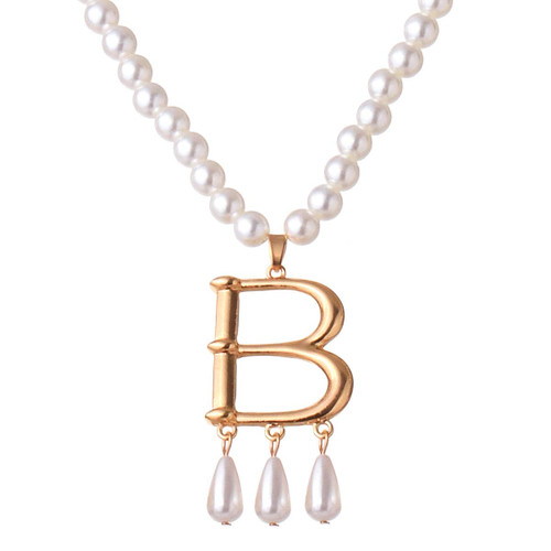 GRACEART Anne Boleyn Faux Pearl Necklace (Style-01 (Necklace))