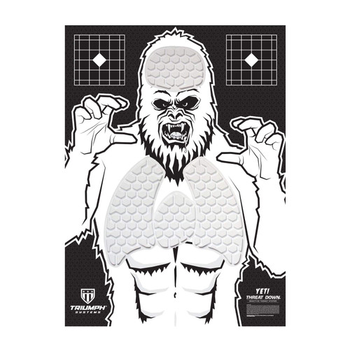 Triumph Systems Threat Down Yeti Reactive Splatter Range Target, 3 Count
