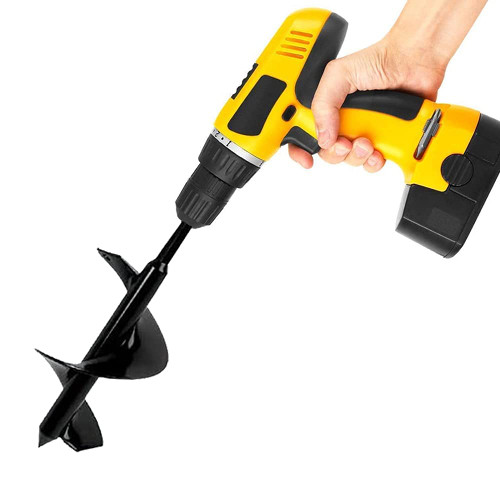 ERYTLLY Bulb Planter, Auger Spiral, Garden Planter Tool 3 x 7 inch,Rapid Umbrella Hole Digger for Planting Bulb Seedlings Bedding Tulips, and Digging Weeds Roots