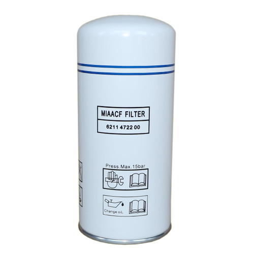 6211472200/6211472250 MIAACF Oil Filter Compatible with Screw Air Compressor Compression Equipment Accessories 6211-4722-00 6211472200/6211472250 MIAACF Oil Filter Compatible with Screw Air Compressor Compression Equipment Accessories 6211-4722-00