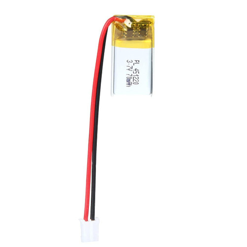 YDL 3.7V 70mAh 451220 Lipo battery Rechargeable Lithium Polymer ion Battery Pack with JST Connector