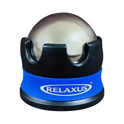 Harmony ICE - HOT ROLLER Massage Roller Ball - Insulating Gel Maintains Cold or HEAT Temperature - Food Grade Stainless Steel, Deep Targeted Massage Relieves Stress, Muscle Aches & Pains (COLORS VARY)