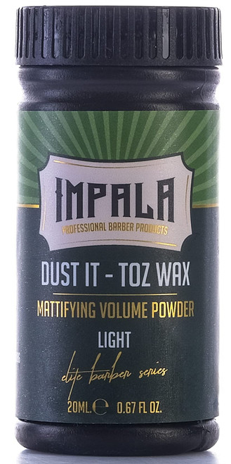 Impala Hair Styling Texturising Powder | Root Lifting Powder - Instant Volume, Thickening and Style for All Hair Types, with Matte Finish - Light Hold 20gr (Light Hold)