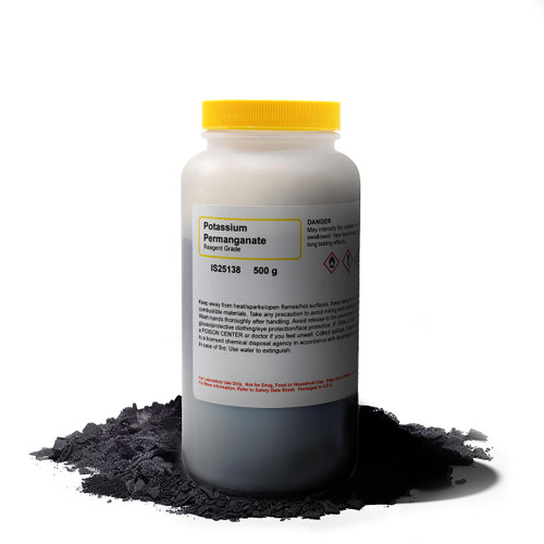 Potassium Permanganate Powder, 500g - Reagent-Grade - The Curated Chemical Collection by Innovating Science