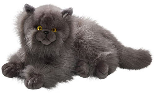Carl Dick Cat, Persian Gray, 12 inches, 30cm, Plush Toy, Soft Toy, Stuffed Animal 3433
