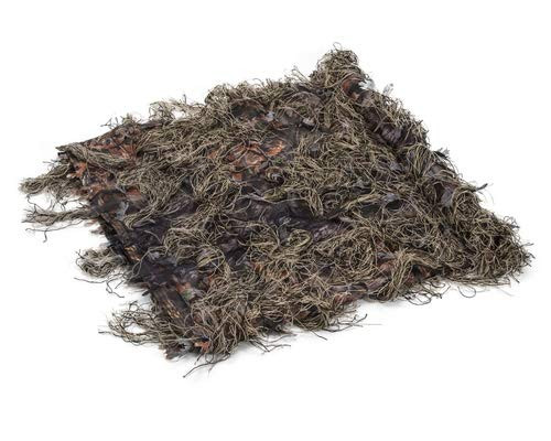 North Mountain Gear Universal Camo Netting for Hunting Blinds - Waterfowl Hunting Camo Net (Woodland Brown, 6FT X 4.5FT)