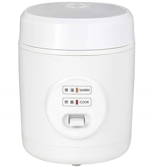Yamazen Rice Cooker 0.5 to 1.5 Pair Small Mini Rice Cooker White YJE-M150 (W)