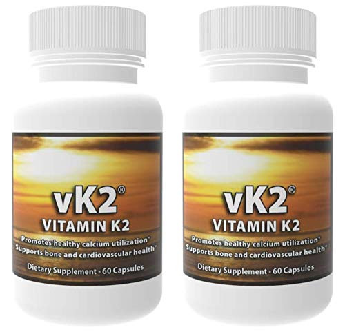 2 Pack of vK2-Vitamin K2 (MK4 and MK7)