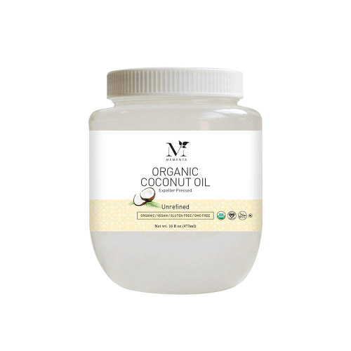 Mementa Organic Coconut Oil Expeller-pressed Unrefined, 16 fl. oz.