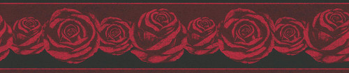 A.S. Création 368581 Border, red Black, 5,00 m x 0,13 m