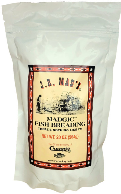 J.R Mad's Madgic Fish Breading, Seasoned Crispy Fish Fry Seafood Breading, Season Coating Mix For Fish 20 oz