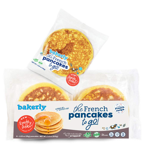 bakerly Non GMO French Pancakes To Go! (2-Pack)