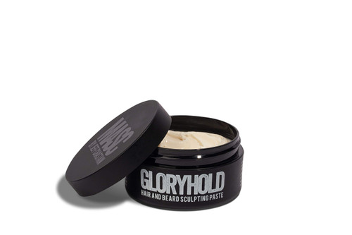 MASC GLORYHOLD Beard Sculptor and Hair Styling Paste from KUSCHELBÄR by Jeff Chastain - 4 oz Magnum Jar, Paraben-free & Cruelty-free - Easy to Use Paste Provides Durable Hold for Beard & Hair