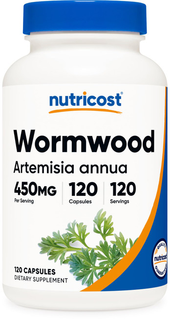 Nutricost Wormwood Capsules 450mg 120 Capsules - Vegetarian Caps, Gluten Free and Non-GMO