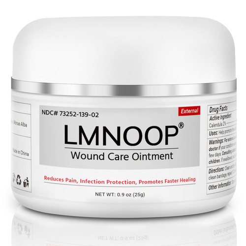LMNOOP® Bed Sore Ointment, Maximum Strength Wound Care Cream for Infection Protection & Skin Repair, Fast Healing for Diabetic Wounds, Pressure Sores, Venous Ulcer, Burns, Cuts, Scrapes