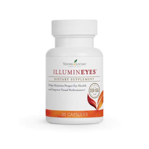 Young Living IlluminEyes - Eye Health Support - Blue Light Protection - Includes Lutein & Zeaxanthin - Helps Reduce Eye Strain - Vitamins A & C - Vision Care - 30 ct