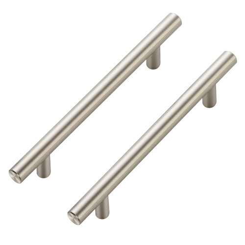 Ravinte 30 Pack 7.38 inch Cabinet Pulls Brushed Nickel Stainless Steel Kitchen Cupboard Handles Cabinet Handles, 5 inch (128mm) Hole Center