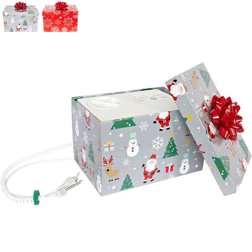 HoHoHoH2o Automatic Christmas Tree Watering System Device, Santa’s Tree Helper Keeps Your Christmas Tree Healthy and Fresh, Refillable 2.5 gallons Capacity Box - Silver/Festive