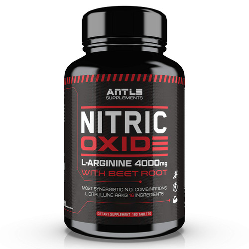 ANTLS Supplements Nitric Oxide Booster 4000mg L-Arginine L-Citrulline AAKG Beet Root Pre Workout Pills for Men Muscle Pump Performance Energy 180 Capsules