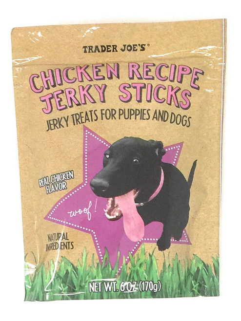 Trader Joe's Chicken Recipe Jerky Sticks 6 Oz. Bag, (1 Pack)