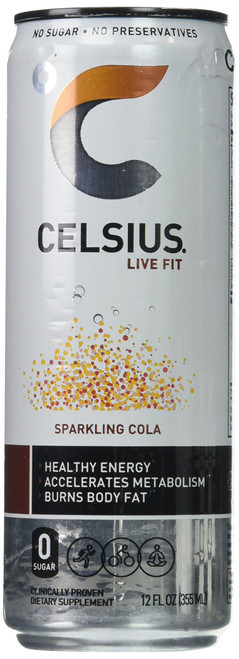 Celsius RTD Sparkling Cola, 12 Ounce