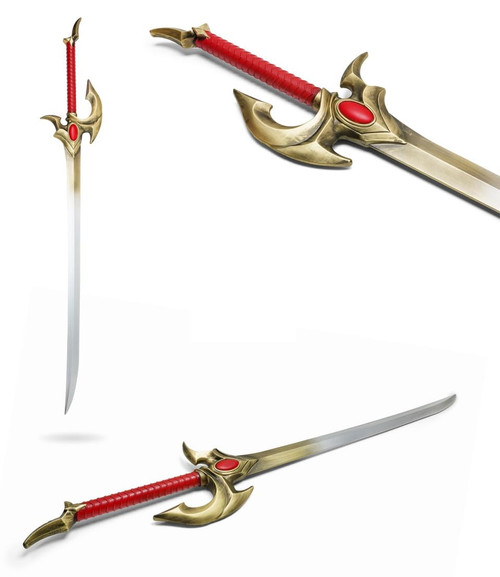 48'' S Leveling Cha Hae-in’s Divine Blade High-Density Foam Longsword Perfect for Cosplay Costume Event Party and Collectible