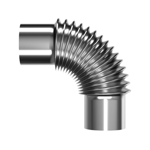 ORBEK 3-inch Stainless Steel 88 Degree Elbow Vent Pipe, Compatible with Gas Tankless Water Heater