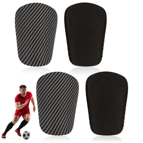 Mini Shin Guards Soccer - Carbon Fiber Shin Guards for Men, Women, Youths, Ultimate Protection for Your Game