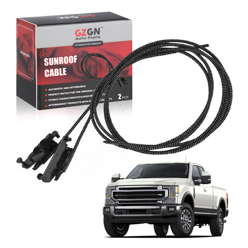 GZGN FL3Z16502C22 Sunroof Glass Cable Compatible with F-ord F150 2015-2020, F250 F350 F450 2017-2019, Expedition 2018-2021, Lincoln Navigator 2018-2020 Sunroof Glass Cables Sunroof Repair kit 2PCS GZGN FL3Z16502C22 Sunroof Glass Cable Compatible with F-ord F150 2015-2020, F250 F350 F450 2017-2019, Expedition 2018-2021, Lincoln Navigator 2018-2020 Sunroof Glass Cables Sunroof Repair kit 2PCS