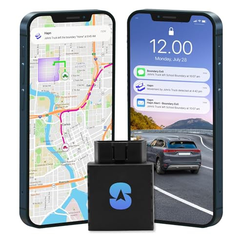 Spytec Pulse OBD GPS Tracker for Vehicles, Cars, Trucks | Anti-Theft Plug-in Car GPS Tracker | Fast 1 Second Updates, Ignition On/Off Alerts, Vehicle Movements | Fleet monitoring | Subscription needed